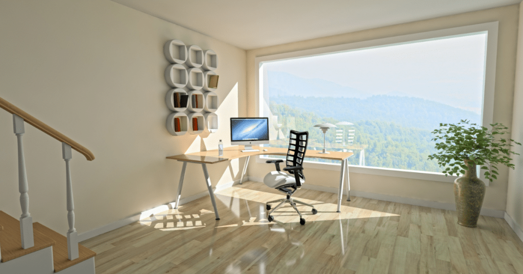 Clean home office boosts productivity